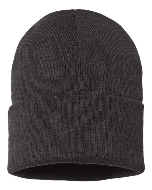 Atlantis Headwear Sustainable Beanie - Atlantis Headwear PURE Atlantis Headwear Black One Size