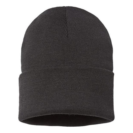 Atlantis Headwear Sustainable Beanie - Atlantis Headwear PURE Atlantis Headwear Black One Size
