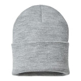 Atlantis Headwear Sustainable Beanie - Atlantis Headwear PURE Atlantis Headwear Light Grey Melange One Size