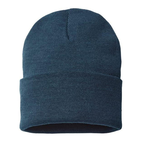 Atlantis Headwear Sustainable Beanie - Atlantis Headwear PURE Atlantis Headwear Navy One Size
