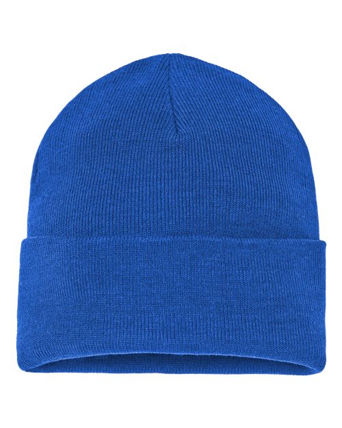 Atlantis Headwear Sustainable Beanie - Atlantis Headwear PURE Atlantis Headwear Royal One Size