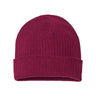 Atlantis Headwear Sustainable Rib Cuffed Beanie - Atlantis Headwear RIO Atlantis Headwear Burgundy One Size