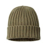Atlantis Headwear Sustainable Cable Knit Cuffed Beanie - Atlantis Headwear SHORE Atlantis Headwear Olive One Size