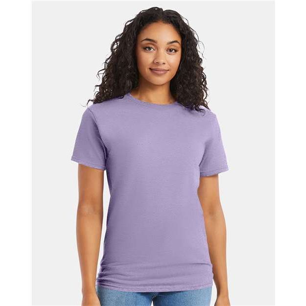 Hanes Essential-T T-Shirt - Lavender - Hanes 5280 Hanes Lavender S