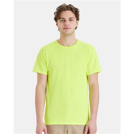 Hanes Essential-T T-Shirt - Safety Green - Hanes 5280 Hanes Safety Green S