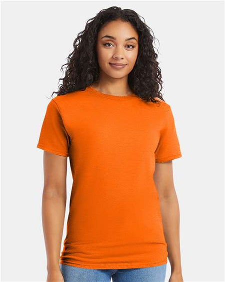 Hanes Essential-T T-Shirt - Safety Orange - Hanes 5280 Hanes