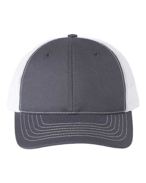 Classic Caps USA-Made Trucker Cap - Classic Caps USA100 Classic Caps Charcoal/ White Adjustable