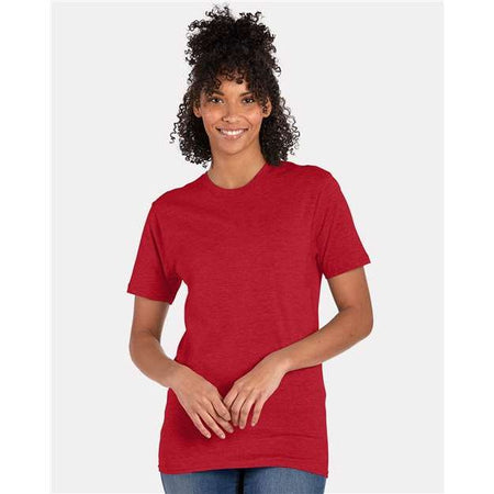 Hanes Perfect-T T-Shirt - Red Pepper Heather - Hanes 4980 Hanes Red Pepper Heather 3XL