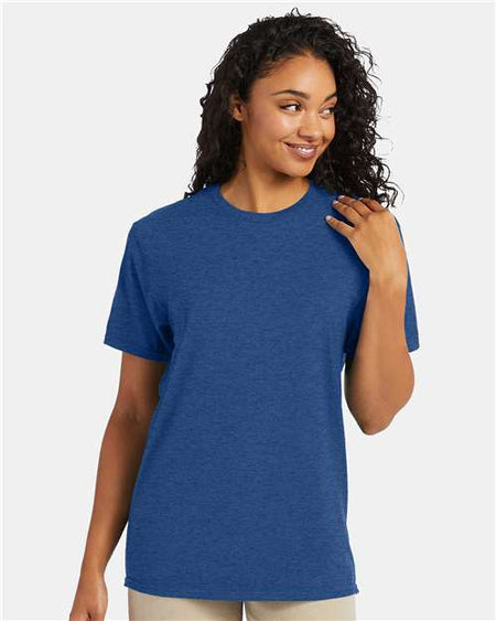 Hanes Perfect-T T-Shirt - Regal Navy Heather - Hanes 4980 Hanes