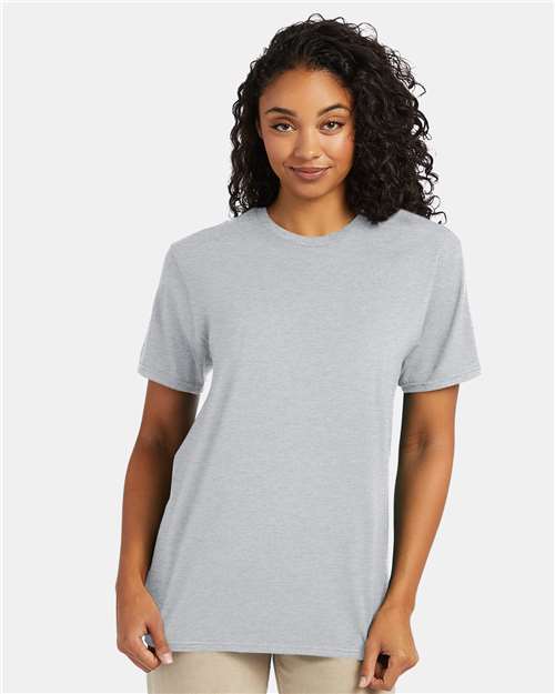 Hanes Perfect-T T-Shirt - Silverstone Heather - Hanes 4980 Hanes