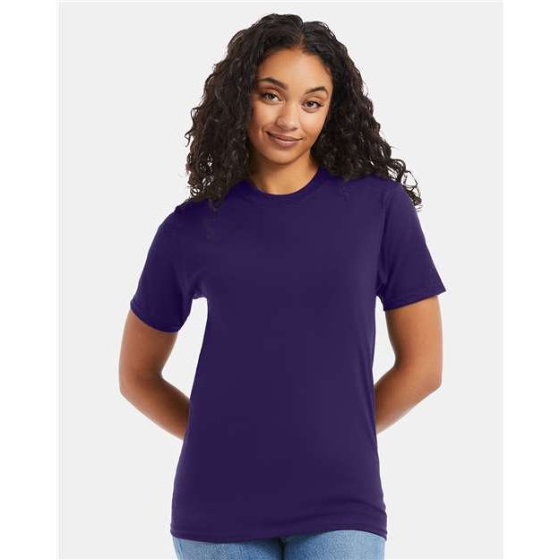 Hanes Beefy-T® T-Shirt - Grape Smash - Hanes 5180 Hanes Grape Smash S