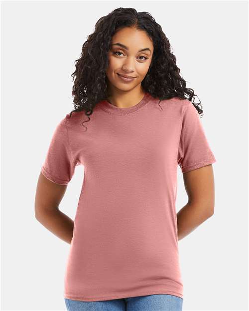 Hanes Beefy-T® T-Shirt - Mauve - Hanes 5180 Hanes Mauve S