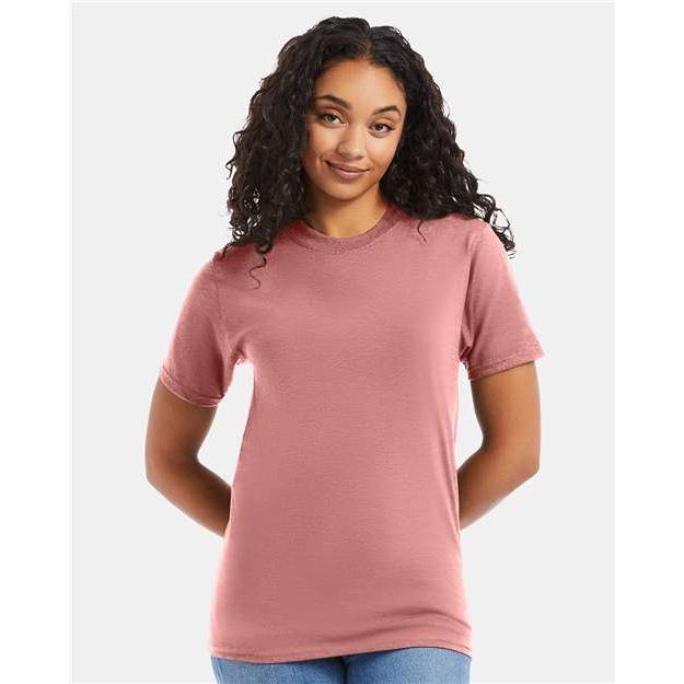 Hanes Beefy-T® T-Shirt - Mauve - Hanes 5180 Hanes Mauve S