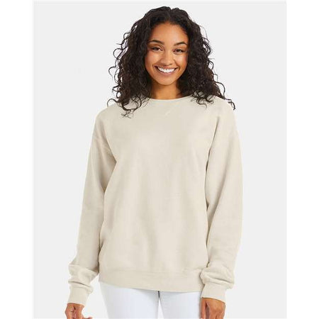 ComfortWash by Hanes Garment-Dyed Crewneck Sweatshirt - Parchment - ComfortWash by Hanes GDH400 ComfortWash by Hanes Parchment S