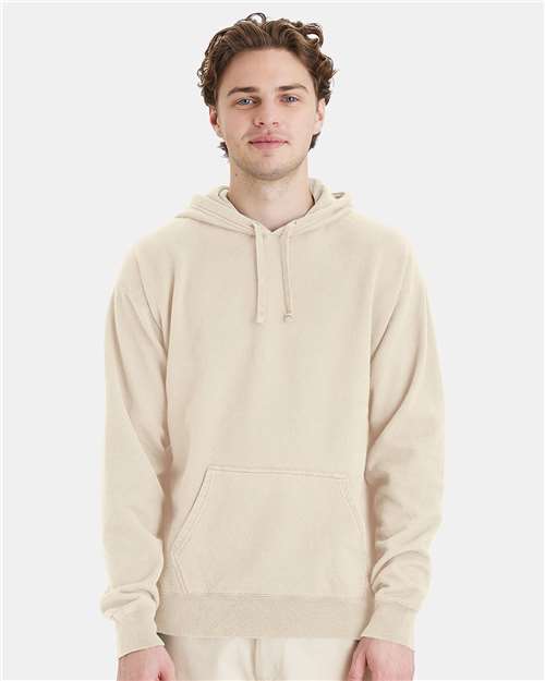 ComfortWash by Hanes Garment-Dyed Hooded Sweatshirt - Parchment - ComfortWash by Hanes GDH450 ComfortWash by Hanes Parchment S