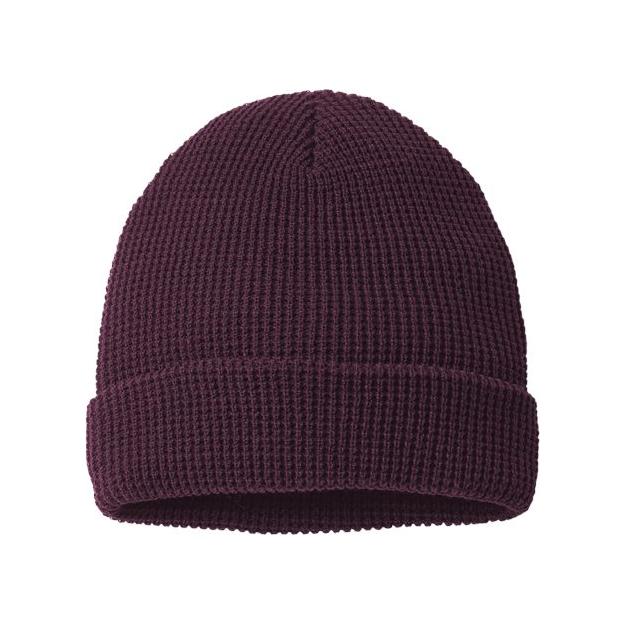 Richardson Waffle Cuffed Beanie - Richardson 146R Richardson Burgundy One Size