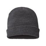 Richardson Waffle Cuffed Beanie - Richardson 146R Richardson Heather Charcoal One Size