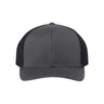 Richardson 112+ R-Flex Adjustable Trucker Cap - Richardson 112PL Richardson Charcoal/ Black Adjustable