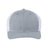 Richardson 112+ R-Flex Adjustable Trucker Cap - Richardson 112PL Richardson Heather Grey/ White Adjustable