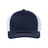 Richardson 112+ R-Flex Adjustable Trucker Cap - Richardson 112PL Richardson Navy/ White Adjustable