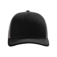 Richardson Sustainable Trucker Cap - Richardson 112RE Richardson Black/ Charcoal Adjustable
