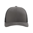 Richardson Sustainable Trucker Cap - Richardson 112RE Richardson Charcoal/ Black Adjustable