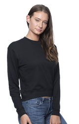 Royal Apparel 97100 Womens Organic RPET French Terry Crew - Shadow