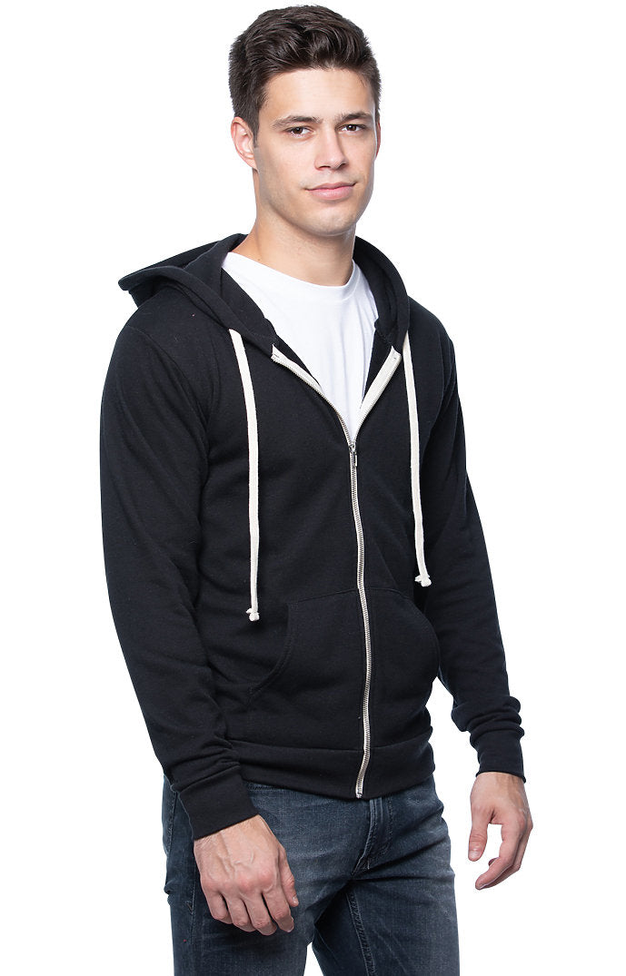 Royal Apparel 97150 Unisex Organic RPET French Terry Zip Hoodie - Shadow