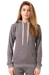 Royal Apparel 97155 Unisex Organic RPET French Terry Pullover Hoodie - Heather Ash