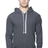 Royal Apparel 97155 Unisex Organic RPET French Terry Pullover Hoodie - Heather Coal