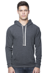 Royal Apparel 97155 Unisex Organic RPET French Terry Pullover Hoodie - Heather Coal