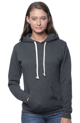 Royal Apparel 97155 Unisex Organic RPET French Terry Pullover Hoodie - Heather Coal