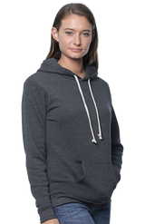 Royal Apparel 97155 Unisex Organic RPET French Terry Pullover Hoodie - Heather Coal