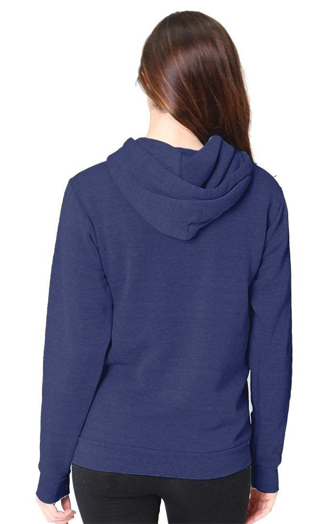 Royal Apparel 97155 Unisex Organic RPET French Terry Pullover Hoodie - Heather Dusk