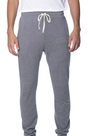 Royal Apparel 97177 Unisex Organic RPET French Terry Jogger Pant - Heather Ash