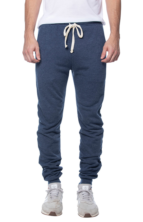 Royal Apparel 97177 Unisex Organic RPET French Terry Jogger Pant - Heather Dusk