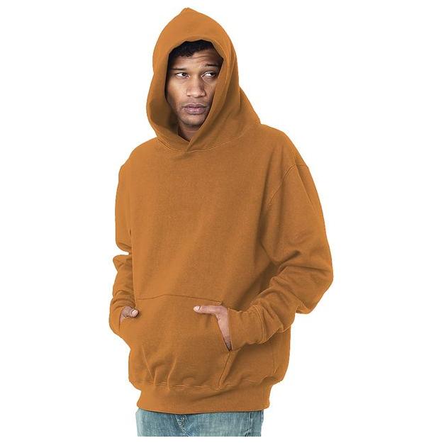 Bayside Unisex USA-Made Super Heavy Oversized Hooded Sweatshirt - Bayside 4000 Bayside Black S