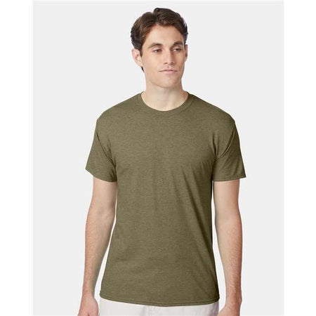 Hanes Perfect-T Triblend T-Shirt - Oregano Heather - Hanes 42TB Hanes Oregano Heather S