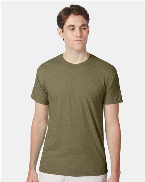 Hanes Perfect-T Triblend T-Shirt - Oregano Heather - Hanes 42TB Hanes Oregano Heather S