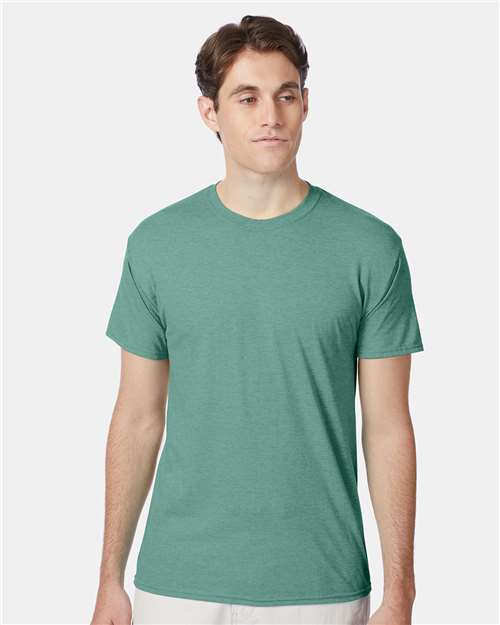 Hanes Perfect-T Triblend T-Shirt - Green Clay Heather - Hanes 42TB Hanes