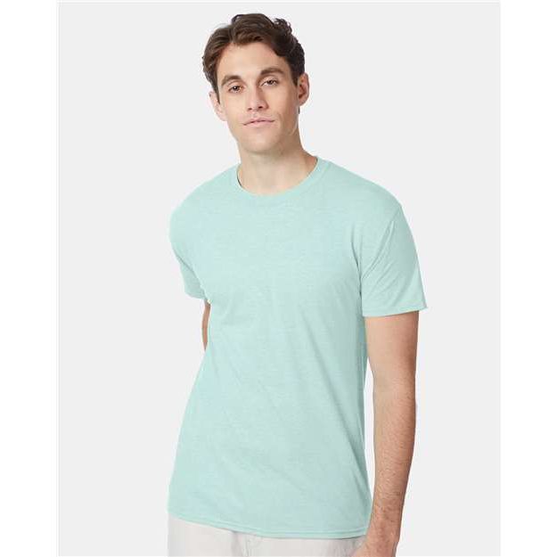 Hanes Perfect-T Triblend T-Shirt - Ice Fall Heather - Hanes 42TB Hanes Ice Fall Heather S