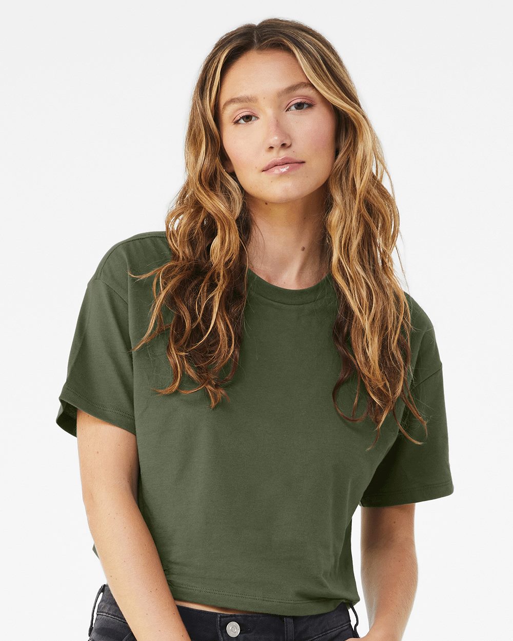 Bella + Canvas 6482 Women's Jersey Crop Tee