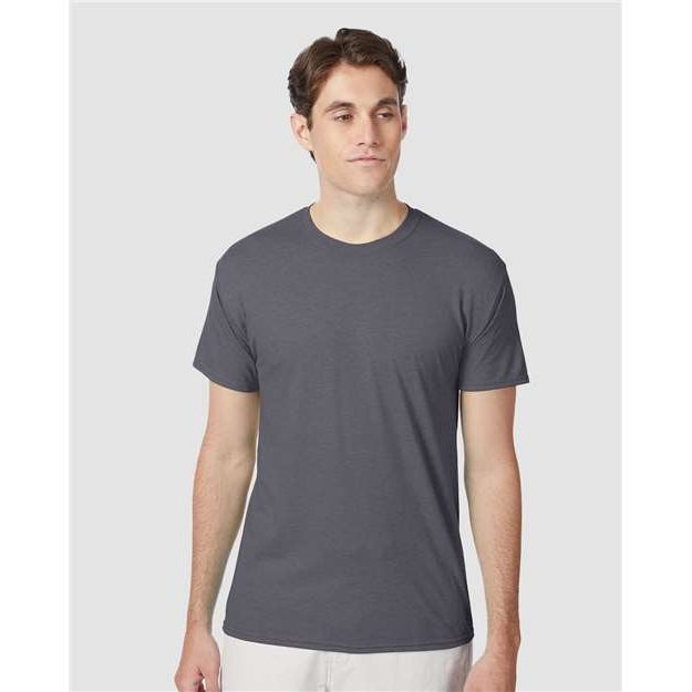 Hanes Perfect-T Triblend T-Shirt - Dada Grey - Hanes 42TB Hanes Dada Grey S