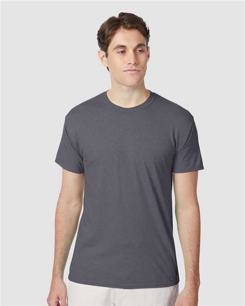 Hanes Perfect-T Triblend T-Shirt - Dada Grey - Hanes 42TB Hanes Dada Grey S