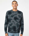 Independent Trading Co. Unisex Midweight Tie-Dyed Crewneck Sweatshirt - Independent Trading Co. PRM3500TD