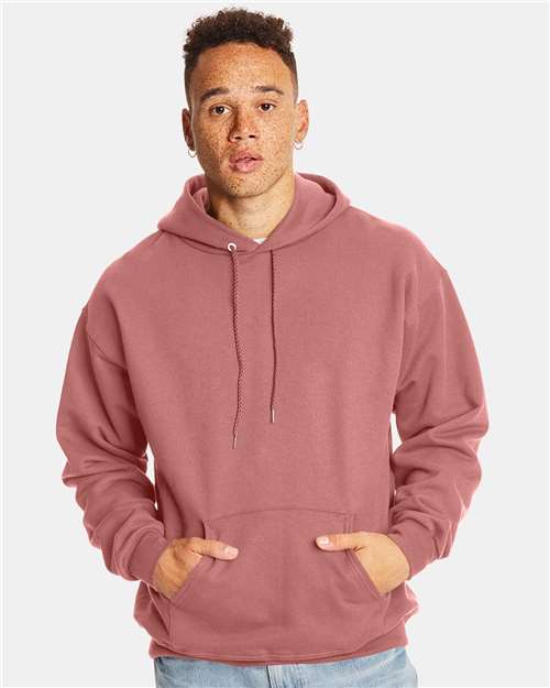 Hanes Ultimate Cotton® Hooded Sweatshirt - Mauve - Hanes F170