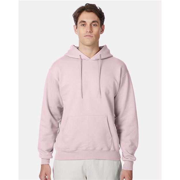 Hanes Ultimate Cotton® Hooded Sweatshirt - Pale Pink - Hanes F170 Hanes