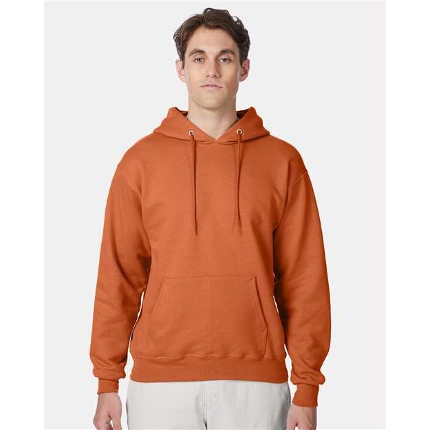 Hanes Ultimate Cotton® Hooded Sweatshirt - Pumpkin - Hanes F170 Hanes