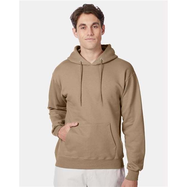 Hanes Ultimate Cotton® Hooded Sweatshirt - Pebble - Hanes F170 Hanes