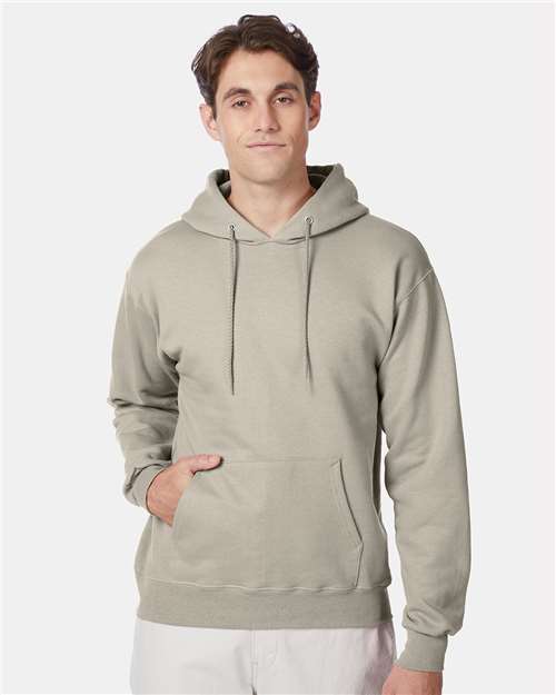 Hanes Ultimate Cotton® Hooded Sweatshirt - Sand - Hanes F170 Hanes Sand S